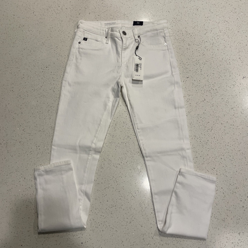 Adriano Goldschmied The Middi Ankle White Women's 25R NWT